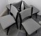 Danish Black Lacquered Chairs, 1960s, Set of 4 10