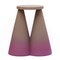Isola Purple Ceramic Side Table from Portego 1