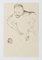 Figure Figures, 20th Century, China Ink Drawing, Immagine 1