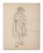 Musician, 19th Century, Pencil Drawing 1