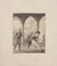 Gallant Scene, 19th Century, Pencil Drawing 1