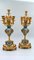 Lackierte und vergoldete antike Bronze Porzellan Set, 3er Set 3