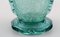 Vases in Turquoise Art Glass by Karin Hammar for Stockholm Glasbruk, Set of 2 6
