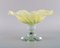 Vase and Compote in Mouth-Blown Art Glass from Reijmyre, Sweden, Set of 2 4