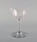 Champagne Glasses in Mouth-Blown Crystal Glass from St. Louis, Belgium, 1930s, Set of 12, Image 2