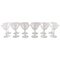 Champagne Glasses in Mouth-Blown Crystal Glass from St. Louis, Belgium, 1930s, Set of 12 1