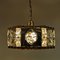 Norwegian Brass and Glass Ceiling Lamp from Metallservice AS, 1970s 5