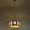 Norwegian Brass and Glass Ceiling Lamp from Metallservice AS, 1970s 2