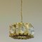 Norwegian Brass and Glass Ceiling Lamp from Metallservice AS, 1970s 4