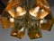 Mid-Century Brass and Resin Chandelier, 1960s, Image 4