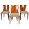 Art Deco Dining Chairs H-214 by Jindrich Halabala for UP Závody, Set of 4 1