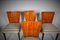 Art Deco Esszimmerstühle H-214 von Jindrich Halabala für UP Závody, 4er Set 5