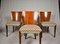Art Deco Dining Chairs H-214 by Jindrich Halabala for UP Závody, Set of 4 3