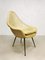 Italienischer Mid-Century Gold Lounge Stuhl, 1960er 1