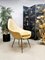 Italienischer Mid-Century Gold Lounge Stuhl, 1960er 3