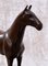 Französisches Bronze Vollblutpferd auf Marmorfuß 7
