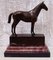 French Bronze Thoroughbred Horse on Marble Stand, Image 5