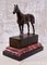 French Bronze Thoroughbred Horse on Marble Stand, Image 6