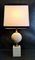 Modern French Travertine Table Lamp by Philippe Barbier, 1960s 3