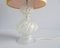 Mid-Century Murano Glass Table Lamp with Yellow Lampshade 4