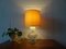 Mid-Century Murano Glass Table Lamp with Yellow Lampshade 3