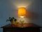 Lampe de Bureau Mid-Century en Verre Murano avec Abat-Jour Jaune 8