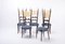 High Back Dining Chairs by Aldo Tura, 1970s, Set of 5, Image 5