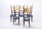 High Back Dining Chairs by Aldo Tura, 1970s, Set of 5, Image 3