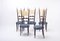 High Back Dining Chairs by Aldo Tura, 1970s, Set of 5, Image 2