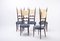 High Back Dining Chairs by Aldo Tura, 1970s, Set of 5 4