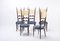 High Back Dining Chairs by Aldo Tura, 1970s, Set of 5, Image 4