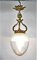 Antique Brass and Glass Lantern 13