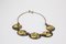 Brutalist Handmade Brass Necklace 1970s 1
