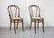 No. 18 Brown Chairs by Michael Thonet, Set of 2 1