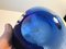 Blauer Murano Sideglas Aschenbecher von Seguso, 1950er 5