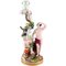 Autumn Figural Candlestick in Hand Painted Porcelain 1