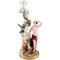 Autumn Figural Candlestick in Hand Painted Porcelain, Image 1