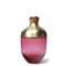 Sculpted Blown Glass and Brass Vase by Pia Wüstenberg 3