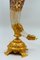 Bouquetières Émaillées en Bronze Doré et Vases en Cristal, Set de 2 4
