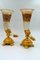 Bouquetières Enameled Gilt Bronze and Crystal Vases, Set of 2, Image 3