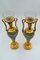 Porcelain Vases in Gilded Bronze and Crystal, Set of 2 13