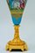 Porcelain Vases in Gilded Bronze and Crystal, Set of 2 2