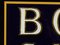 Handgemaltes 'Boys Club' Schild aus Blattgold 2
