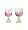 Calypso Water & Wine Set in Pink by Serena Confalonieri 1