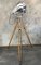 Lampada da terra Mid-Century industriale tripode, Inghilterra, Immagine 4