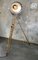 Britische Industrielle Mid-Century Dreibein Stehlampe 10