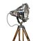 Britische Industrielle Mid-Century Dreibein Stehlampe 2