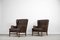 Scandinavian Executive Leather & Quilted Wing Chairs by OPE Mobler, 1960s, Set of 2, Image 1