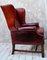 Georgian Style Leather Wingback Chair, Image 5