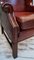 Georgian Style Leather Wingback Chair, Image 9
